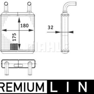 KALORIFER RADYATORU MERCEDES ARKA VITO W639 03 - MAHLE