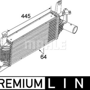 Ladeluftkühler NISSAN PATHFINDER - MAHLE