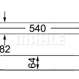 Ladeluftkühler MINI R55 / 56 - MAHLE