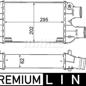 Ladeluftkühler FIAT BRAVO - MAHLE