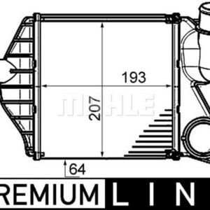 Ladeluftkühler FIAT Idea/ LANCIA MUSA - MAHLE