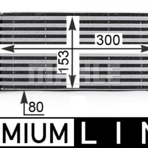 Ladeluftkühler CITROEN C5 - MAHLE