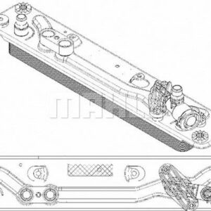 SANZIMAN YAG SOGUTUCU PREMIUM LINE BMW M57 N57 N54 N55 N63 E70 LCI E71 E72 - MAHLE