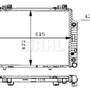 MOTOR SU RADYATORU MERCEDES W202 S202 S210 R170 R171 - MAHLE