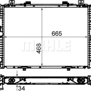 MOTOR SU RADYATORU MERCEDES S-CLASS W140 91 98 - MAHLE