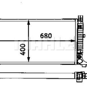 MOTOR SU RADYATORU KLIMASIZ / MANUEL SANZIMAN MERCEDES SPRINTER B901 B904 96 06 - MAHLE