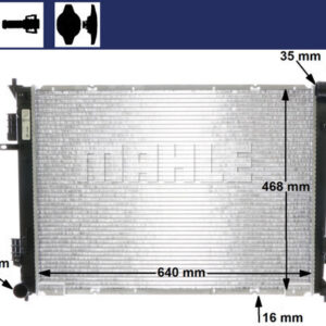 Kühlmittelkühler HYUNDAI i40 CW - MAHLE