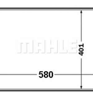 Kühlmittelkühler FIAT STILO - MAHLE