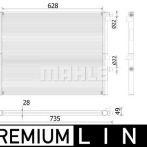 MOTOR SU RADYATORU BMW B48 B58 G30 F90 G31 G32 G11 G12 G15 F92 G16 F93 G14 F91 PREMIUM LINE - MAHLE