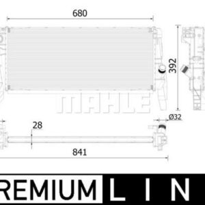 Kühlmittelkühler BMW 1 / 2 / X1 / X2 - MAHLE