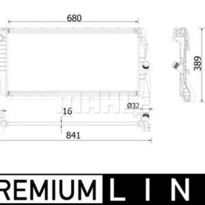 MOTOR SU RADYATORU MINI B36 B38 F55 F56 - MAHLE