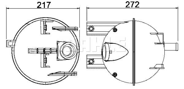 Ausgleichsbeh lter FORD TRANSIT 1996/2000 - MAHLE