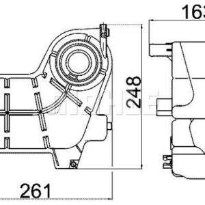 Ausgleichsbeh lter AUDI A4/B6 01-08 - MAHLE