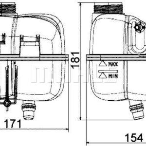 Ausgleichsbeh lter MINI 07-12 - MAHLE