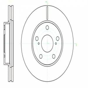 ÖN FREN AYNASI COROLLA 1.4 ie 16V 00-01 1.3 ie 16V 92-97 1.8 ie 16V 92-97 255x22x4DLxHAVALI - MARELLI