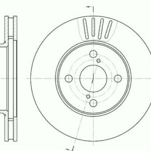 ÖN FREN AYNASI COROLLA 1.4-1.6-1.8 VVT-i 01/02 255x25x4DLxHAVALI - MARELLI