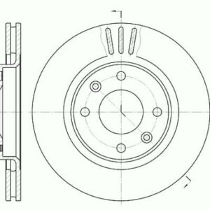 ÖN FREN AYNASI CORSA F-301-307-206-207-PARTNER-BERLINGO-C-ELYSEE-C2-C3 02 C5-C4 266x22x4DLxHAVALI CROSSLAND X-DS3-2008-1007-208 4249.G1-4246.W1-4246.W7-4246.W7 - MARELLI