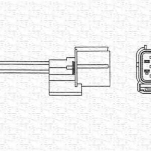 OKSİJEN SENSÖRÜ OPEL AGİLA-ASTRA-COMBO-CORSA-MERİVA-OMEGA-TİGRA 98-10 - MARELLI