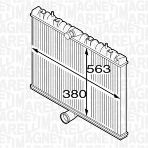 RADYATÖR CITROEN C 8 2.0 HDI - MARELLI