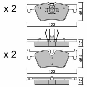 ARKA BALATA BMW F30 F31 F32 16d-318d-320i-320d- 11 F20 F21 F23 116d-118i-118d-120d-125i-125d 10 - MARELLI