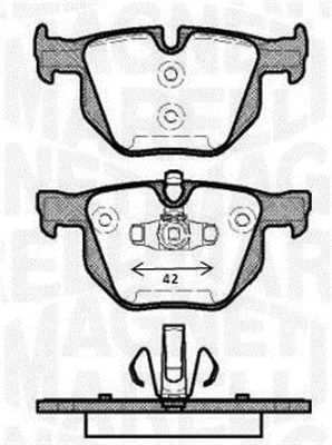 ARKA BALATA BMW E90 05-11 E91 05 09 E92 06 10 E93 07 10 E84 X1 09 - MARELLI