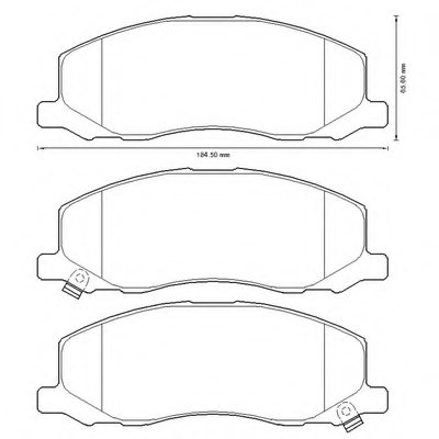 ÖN BALATA INSIGNIA 2.0T-2.8 V6 T-2.0 CDTI 08 13 SAAB 9.5 10 18 JANT - MARELLI