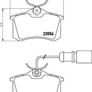 ARKA BALATA FİŞLİ TRANSPORTER T4 90-4.03 SHARAN 96 10 ALHAMBRA 96-10 - MARELLI