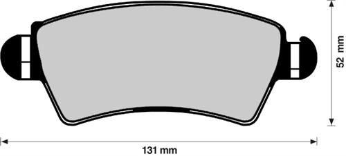 ÖN BALATA P206 1.6 16V GTI CC 00 306 94/01 XSARA 97/00 - MARELLI