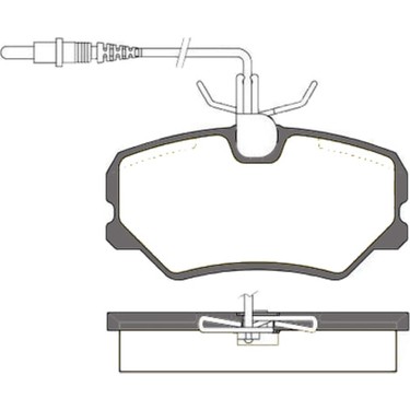 ÖN BALATA P306 2.0 S16 1993-97 -P405 1.6I 1.8I 2.0I 1.9 SRI-2.0 MI16 CITROEN ZX 2.0 FİŞLİ - MARELLI