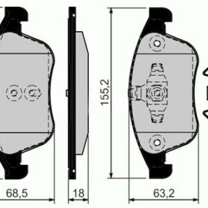 ÖN BALATA MGN III 2.0 TDCİ-SCENIC III 1.6-1.5-2.0 TDCİ 09 - MARELLI