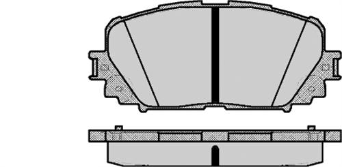 ÖN BALATA TOYOTA YARIS 1.0 VVT-I 05 1.8 VVTI 01/2006 1.3VVTİ 10 1.3 11 ABS Lİ - MARELLI