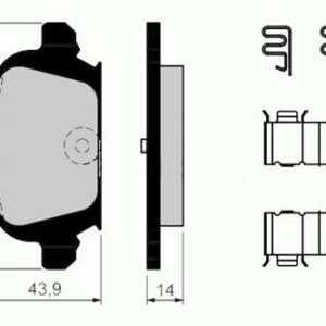 ARKA BALATA CORSA C 1.4 1.7 CDTİ 1.8 09/00 TIGRA TWINTOP 1.3 CDTİ 6.04 - MARELLI