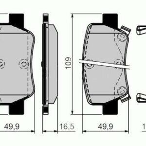 ARKA BALATA AVENSIS SEDAN-KOMBİ T27 1.6-1.8-2.0-2.0D-4D-2.2D-4D 09 - MARELLI