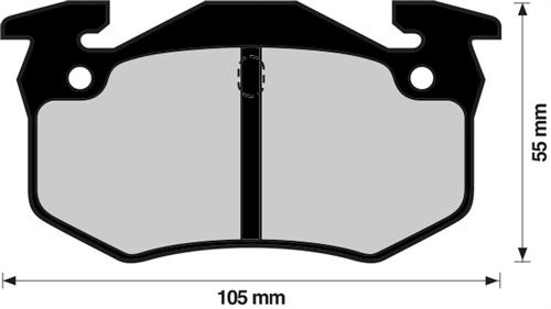 ARKA BALATA R9-R19-P106 96 P206 00 P306 97-01 MGN I-CLIO I-II -SAXO 96 XSARA 97 İNCE TİP - MARELLI