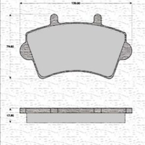 ÖN BALATA MASTER MOVANO II III 01 NISSAN INTERSTAR 02 402993 - MARELLI