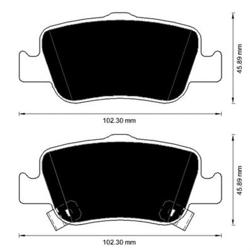 ARKA BALATA AURIS-COROLLA 1.4-1.6 VVTI 07-10 1.4D-4D-1.6 13 YARIS 1.0 VVTİ 06 1.8 VVTİ 07 - MARELLI