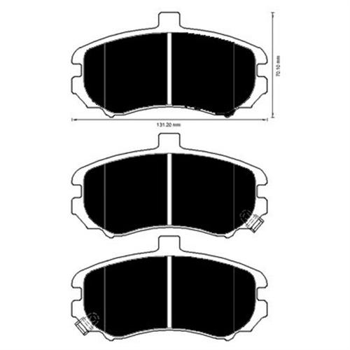 ÖN BALATA ELANTRA 1.6-1.8-2.0-2.0 CRDI 03 7.06 - MARELLI