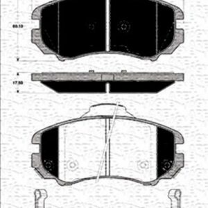 ÖN BALATA TUCSON 04 10 SONATA 2.0 CRDI 04 COUPE 3.02 09 KIA MAGENTIS 05 09 - MARELLI