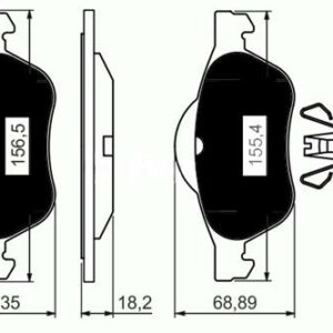 ÖN BALATA MGN II SCENIC 15 DCI/1.6 16V 03 CLIO III 2.016V 2.06 - MARELLI