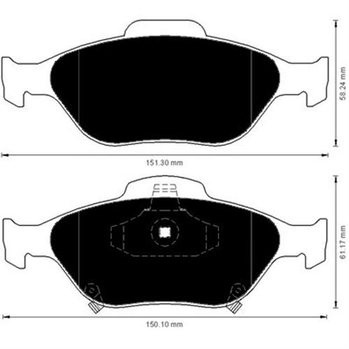 ÖN BALATA YARIS 1.0VVTİ 1.3VVTİ 1.4D4D 06 09 11 - MARELLI