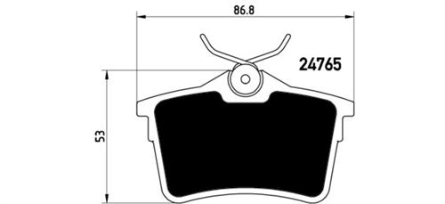 ARKA BALATA P308 SW 1.4 16V-1.6 16V-2.0-1.6 HDI-2.0 HDI 07 PARTNER TEPEE-BERLINGO 1.6-1.6 HDI 08 - MARELLI