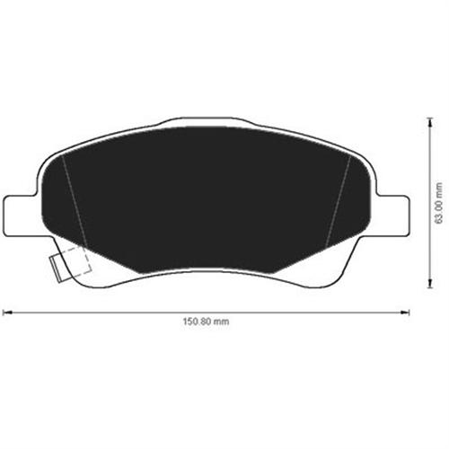 ÖN BALATA AVENSIS 1.8-2.0-2.0D-4D 2.4 03-08 COROLLA VERSO 1.6-1.8- 2.0 2.2D-4D 04-09 - MARELLI