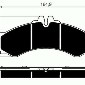 FREN BALATASI ON ARKA MERCEDES SPRINTER B901 B904 . VW LT 28-35-46 - MARELLI