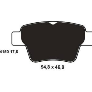 ARKA BALATA P307 00 307 SW 02 307 CC 03 207 06 C4 04 08 KÜÇÜK TİP - MARELLI