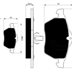 x ÖN BALATA VECTRA B.2.0ı.2.5ı V6 96/7.03 SAAB 900 II 93/2.98 9.3 9.5 98-03 - MARELLI