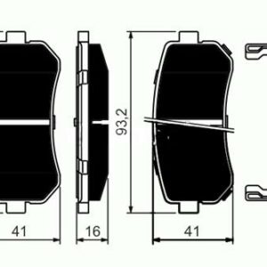 ARKA BALATA ACCENT ERA 1.4 GL-1.5 CRDI-1.6 GLS 05 10 KIA RIO 02 KIA CEED 07 10 SPORTAGE 06 - MARELLI