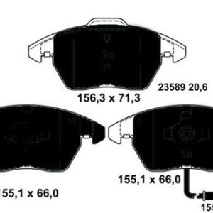 ÖN BALATA FİŞLİ CADDY III 04 GOLF IV V VI 97 JETTA PASSAT 05 POLO 09 OCTAVIA 04 - MARELLI