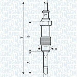 KIZDIRMA BUJISI MERCEDES OM602 W210 S210 W461 B901 B904 B667 B668 B670 - MARELLI