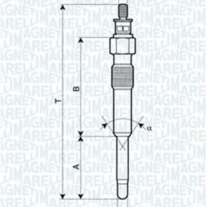 KIZDIRMA BUJİSİ XSARA. BERLINGO 1.9 206. 306 1.9 PARTNER-BERLINGO DW8-SCUDO 1.9 D - MARELLI