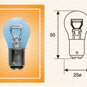 AMPUL 12V 1016 21/4W ÇİFT DUY STOP/FREN YAKIN TIRNAK ŞAŞI TIRNAK - MARELLI